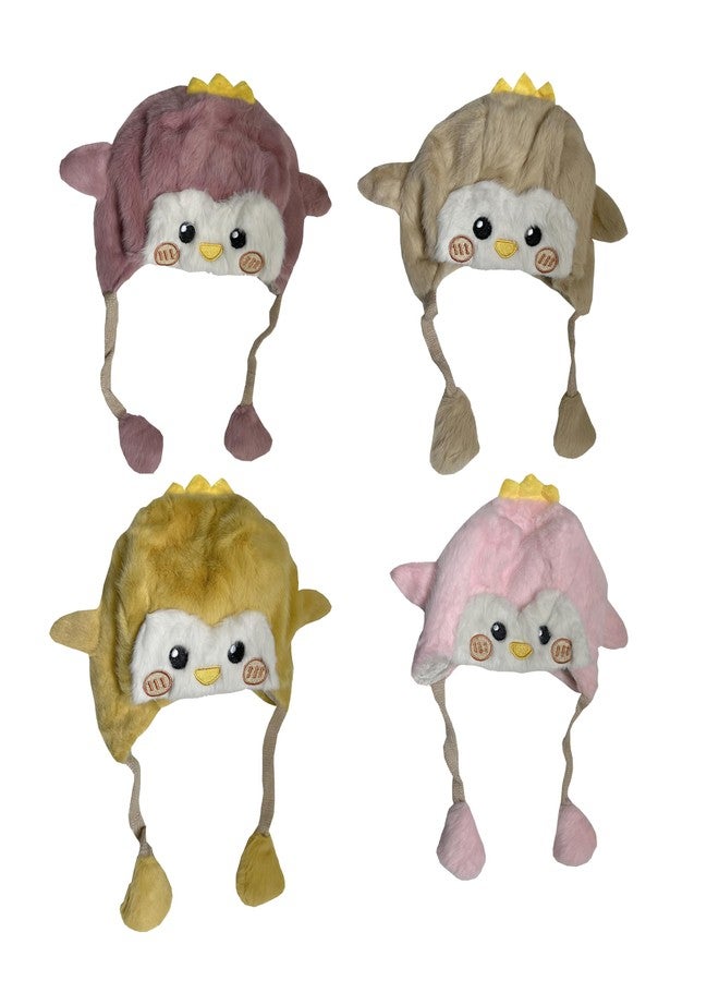 INFISPACE Kid's Panda Animal Costume Cap with Soft Fur Faux (Pack of 1, Random Color) (Yellow) - Image 3
